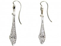 Art Deco Diamond Drop Earrings
