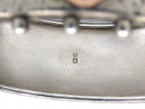 Victorian Silver & Two Colour Gold Overlay Bangle