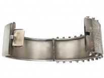 Victorian Silver & Two Colour Gold Overlay Bangle