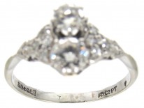 Art Deco Two Stone Diamond Ring