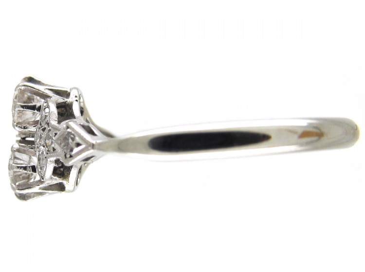 Art Deco Two Stone Diamond Ring