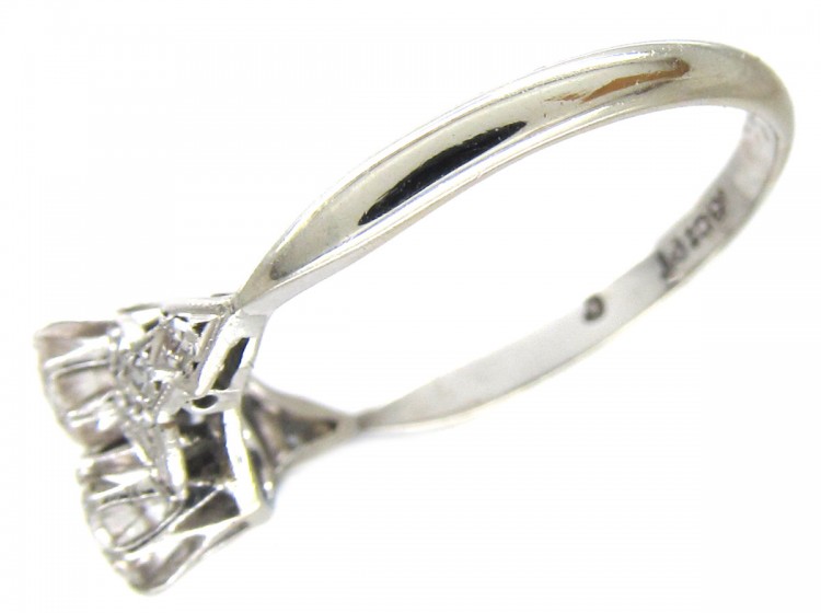 Art Deco Two Stone Diamond Ring
