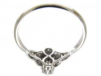 Art Deco Two Stone Diamond Ring
