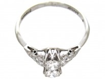 Art Deco Two Stone Diamond Ring