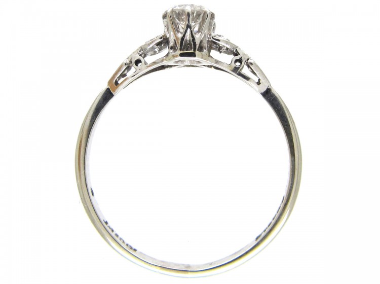 Art Deco Two Stone Diamond Ring