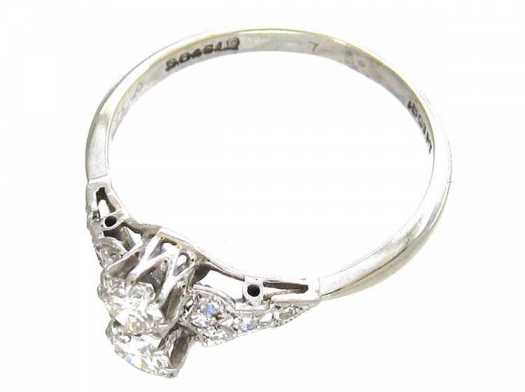 Art Deco Two Stone Diamond Ring
