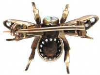 Diamond, Cat's Eye & Opal Bee Brooch