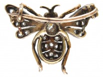 Diamond & Ruby Bee Brooch