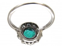 Emerald & Diamond Cluster Ring