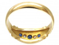 Victorian Sapphire & Diamond Ring