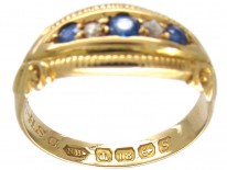 Victorian Sapphire & Diamond Ring