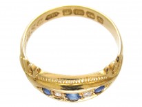 Victorian Sapphire & Diamond Ring