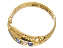 Victorian Sapphire & Diamond Ring