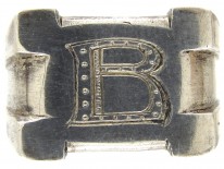 Silver B Ring