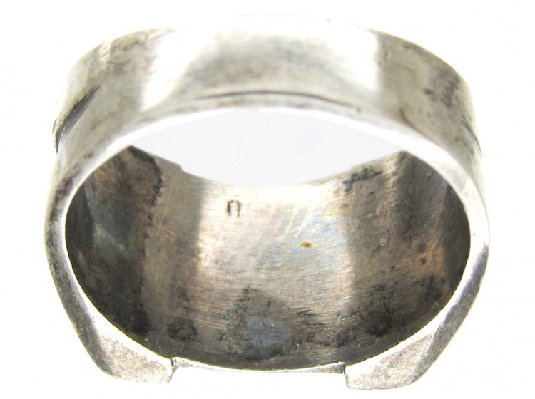 Silver B Ring