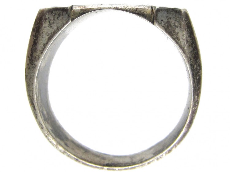 Silver B Ring