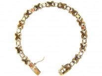Silver Gilt Multi Stone Bracelet