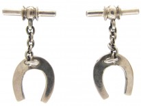 Silver Horseshoe Cufflinks