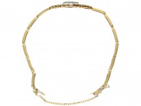 Emerald & Diamond Art Deco Bracelet