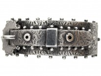 Victorian Silver Buckle Bangle