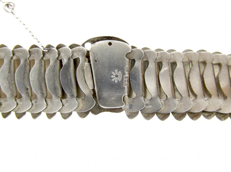 Silver Armadillo Style Necklace