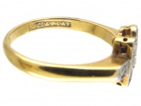 Art Deco Diamond 18ct Gold & Platinum Ring