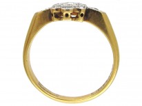 Art Deco Diamond 18ct Gold & Platinum Ring