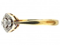 Art Deco Triple Diamond Ring