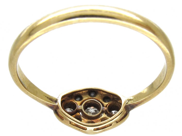 Art Deco Triple Diamond Ring