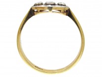 Art Deco Triple Diamond Ring