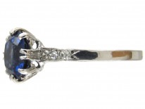 Art Deco Sapphire & Diamond Ring