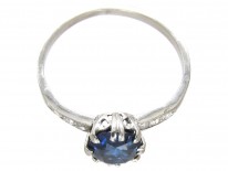 Art Deco Sapphire & Diamond Ring