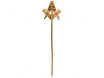 Masonic 9ct Gold Stick Pin