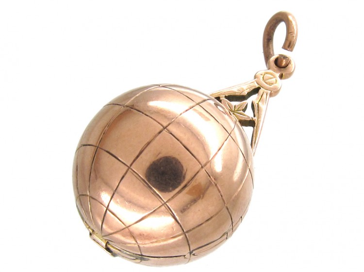 9ct Gold Masonic Globe Pendant