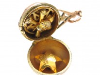 9ct Gold Masonic Globe Pendant