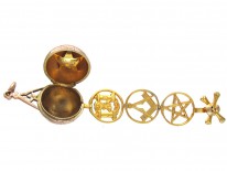 9ct Gold Masonic Globe Pendant