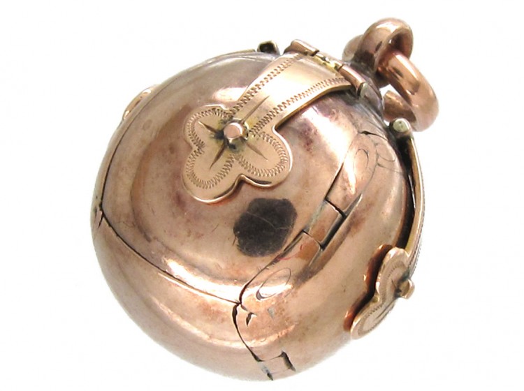 9ct Gold Masonic Ball Pendant