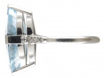 Marquise Aquamarine & Diamond Ring by Boodles