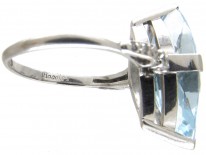 Marquise Aquamarine & Diamond Ring by Boodles
