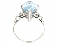 Marquise Aquamarine & Diamond Ring by Boodles
