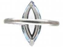 Marquise Aquamarine & Diamond Ring by Boodles