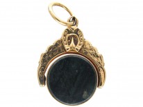 9ct Gold Horseshoe Motif Swivel Seal