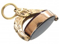 9ct Gold Horseshoe Motif Swivel Seal