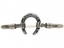 Silver Horseshoe Bangle
