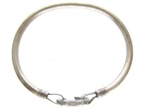 Silver Horseshoe Bangle