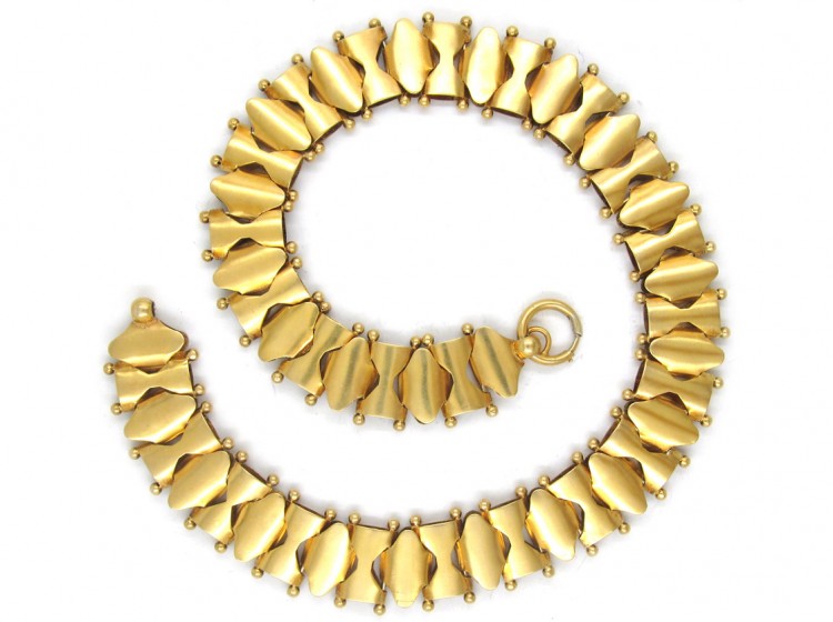 Silver Gilt Victorian Collar