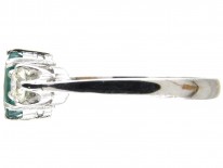 Three Stone Emerald & Diamond Ring