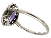 Edwardian Amethyst & Diamond Ring