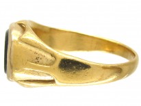 Victorian Indian Aristocrat Bloodstone Signet Ring