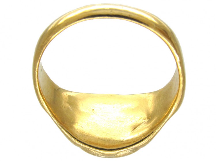 Victorian Indian Aristocrat Bloodstone Signet Ring
